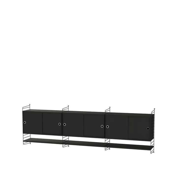 Salón String negro - Combinación E - String