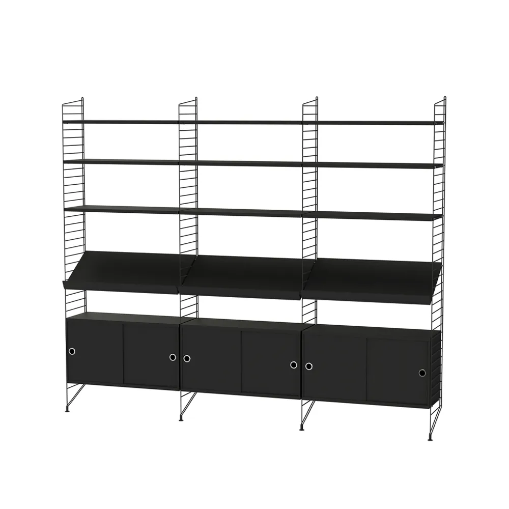 Salón String negro - Combinación G,  String