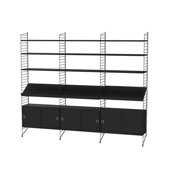 Salón String negro - Combinación G - String