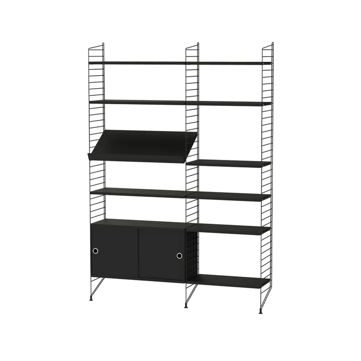Salón String negro - Combinación H - String