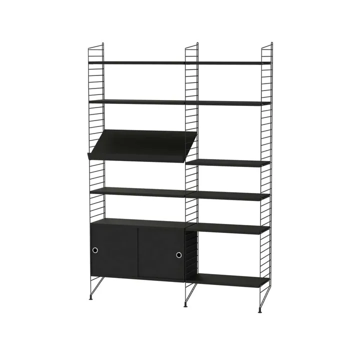 Salón String negro - Combinación H - String