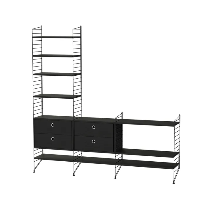 Salón String negro - Combinación J - String