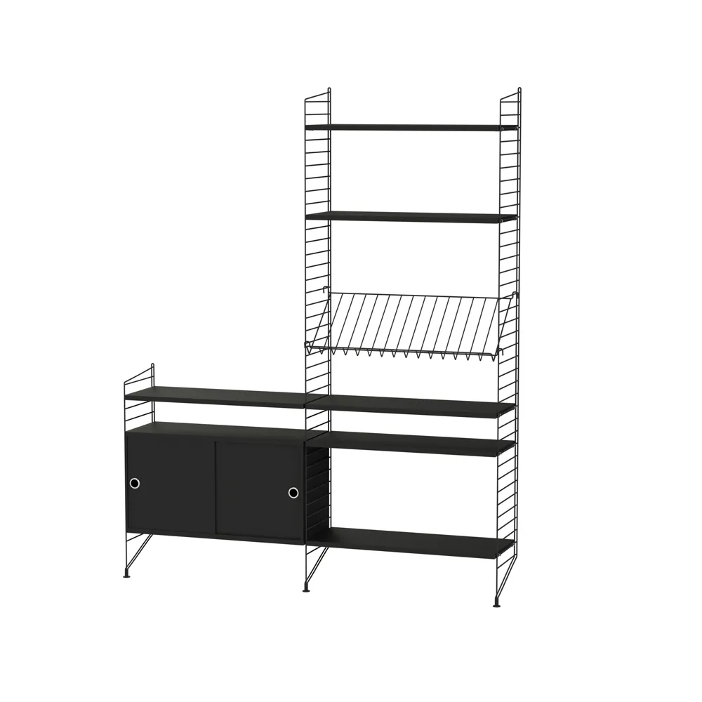 Salón String negro - Combinación K,  String