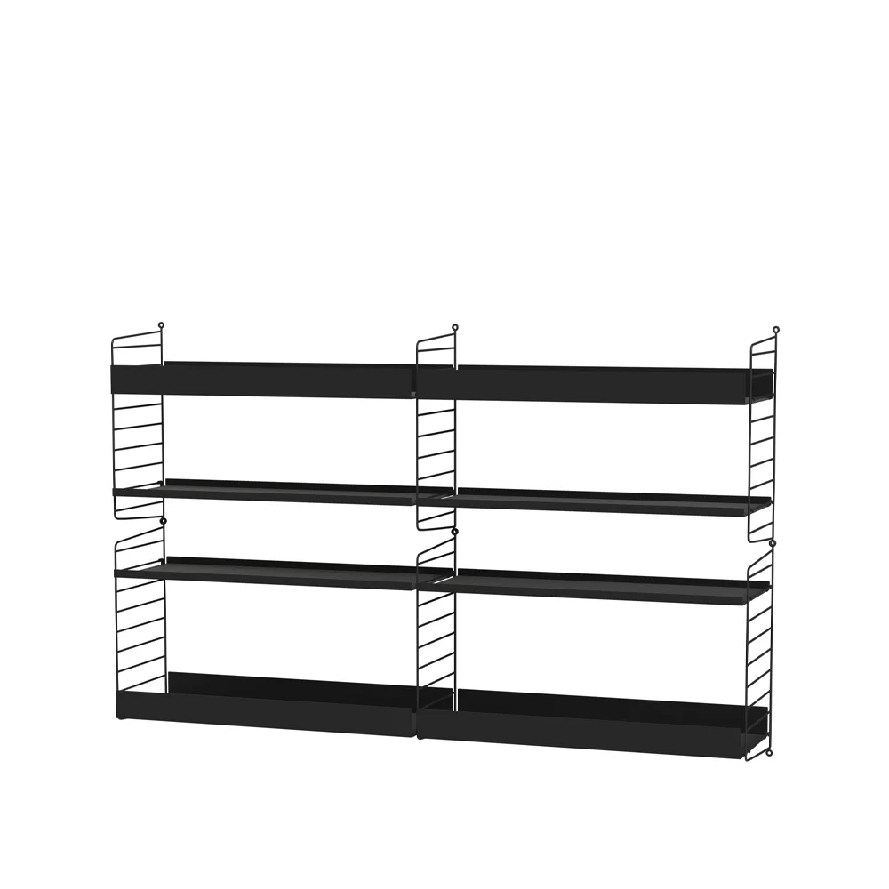 Salón String negro - Combinación L String