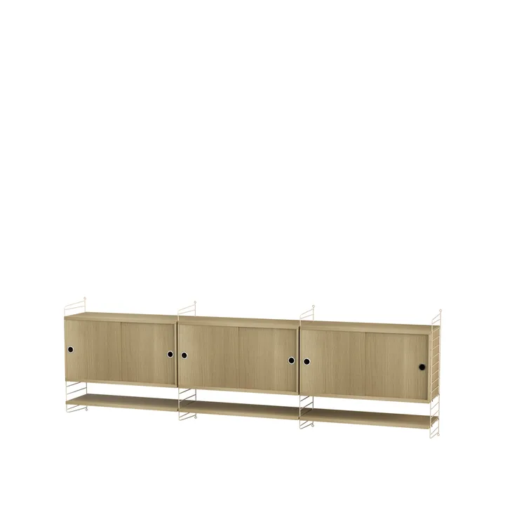 Salón String roble y beige - Combinación E - String