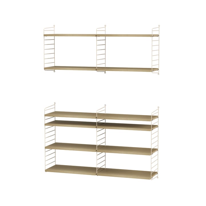 Salón String roble y beige - Combinación N - undefined - String