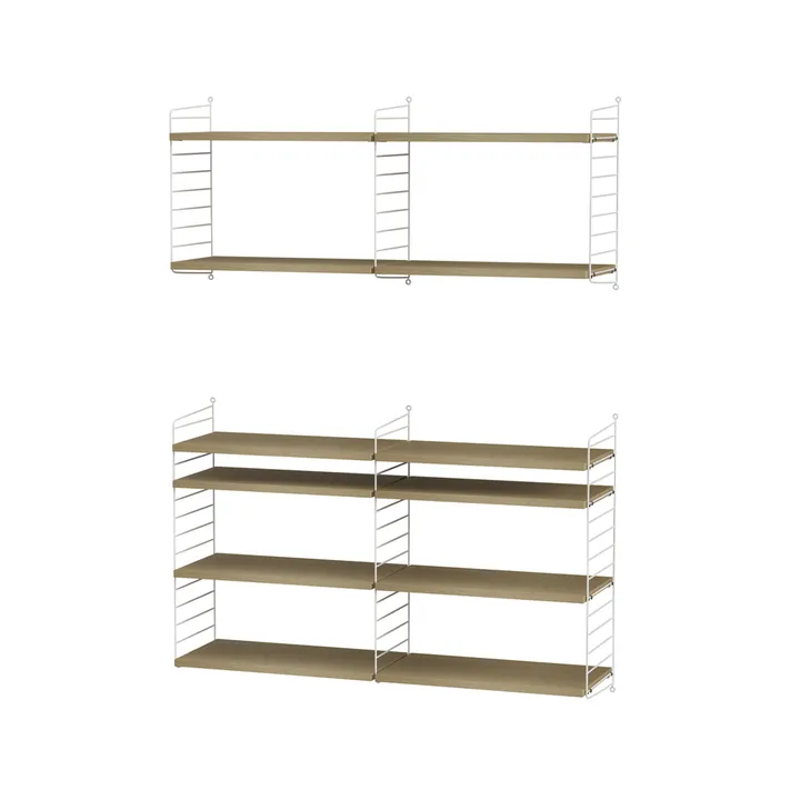 Salón String roble y blanco - Combinación N - String