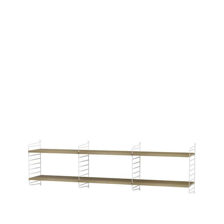 Salón String roble y blanco - Combinación O - String