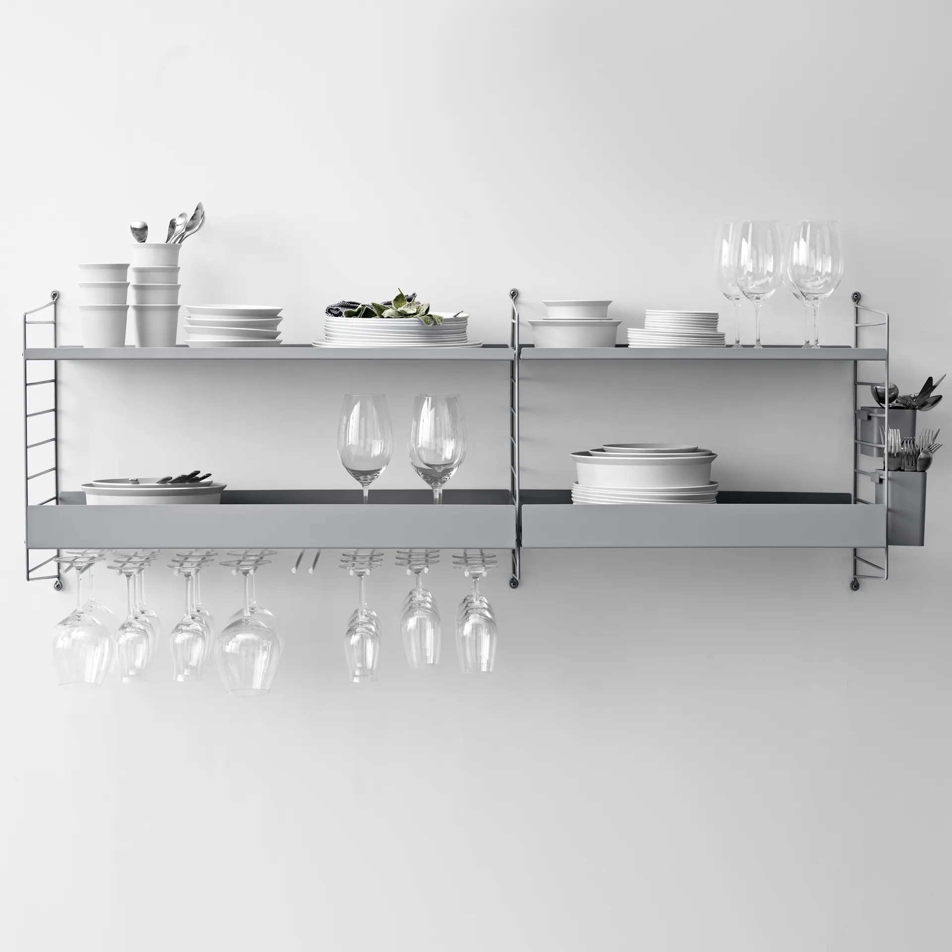 Soportes para copas String paquete de 2, Beige, 30cm String