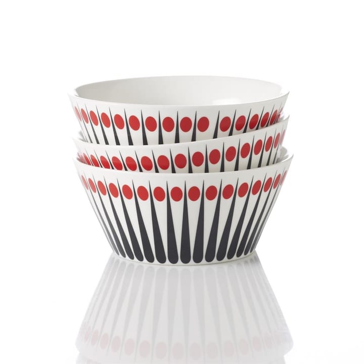 Bol Amanda, blanco-rojo Superliving