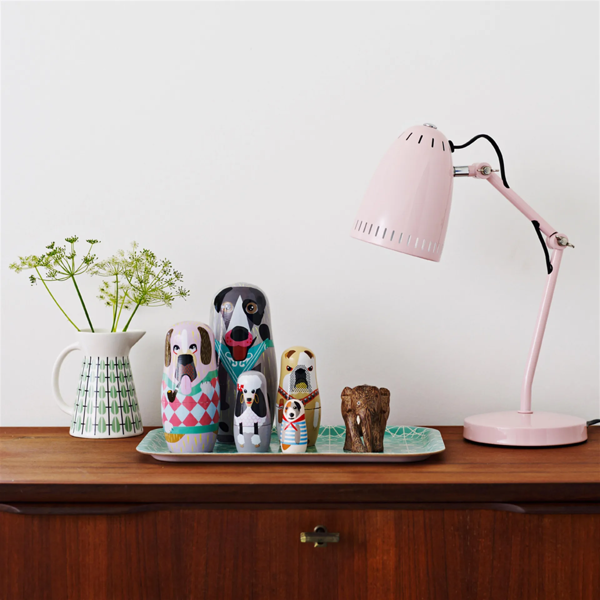 Jarra de leche Olivia, blanco-menta Superliving