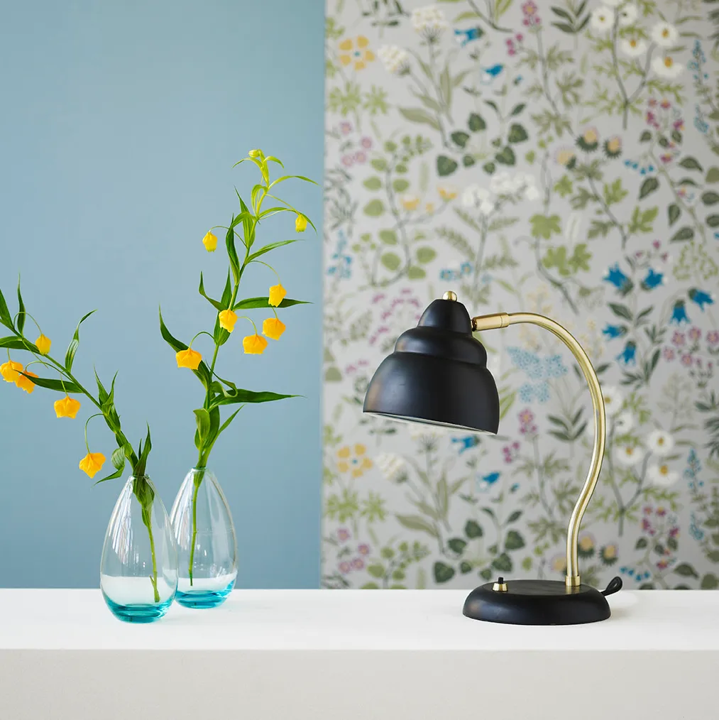 Lámpara de mesa Bubble, Matt real black (negro) Superliving