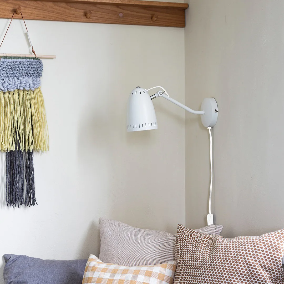 Lámpara de pared Dynamo, Matt whisper white (blanco) Superliving