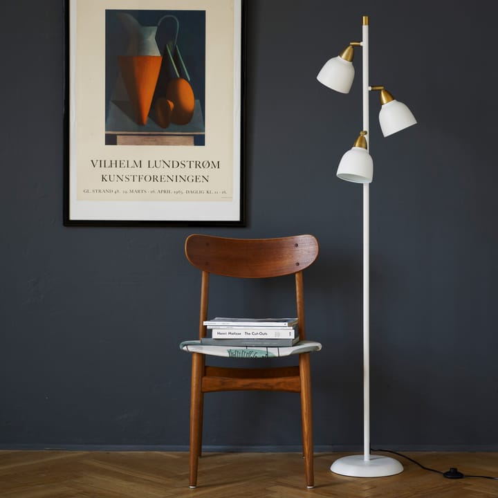 Lámpara de pie Urban Triple, Matt whisper white Superliving
