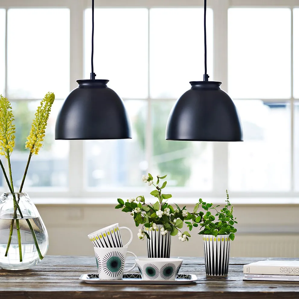 Lámpara de techo Bloom, real black (negro) Superliving