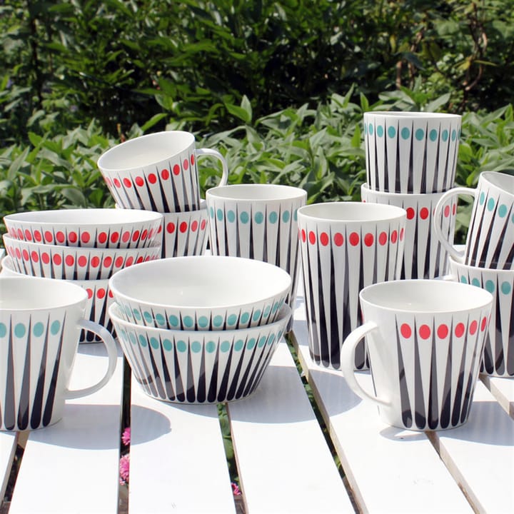 Taza Amanda, blanco-aqua Superliving