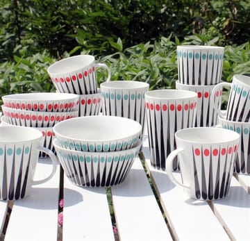 Taza de té Amanda - blanco-aqua - Superliving