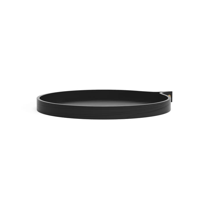 Bandeja Comma Ø40 cm, Fresno teñido de negro Swedese