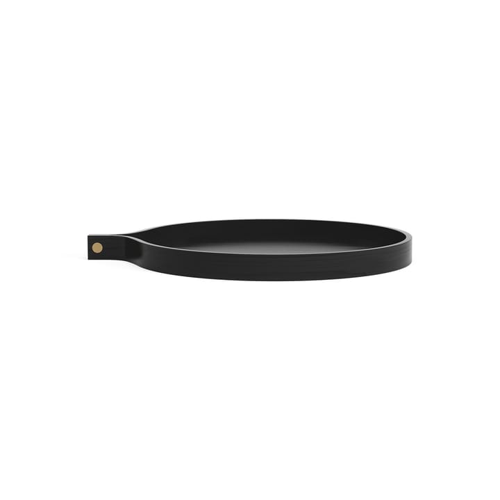 Bandeja Comma Ø40 cm, Fresno teñido de negro Swedese