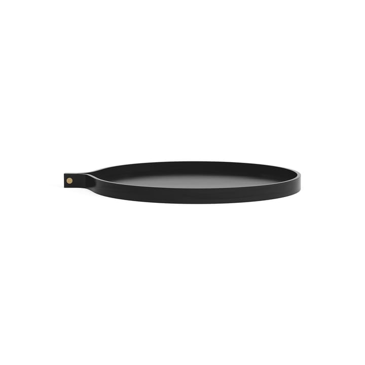 Bandeja Comma Bandeja Ø52 cm, Fresno teñido de negro Swedese