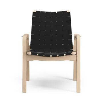 Butaca bajo Primo haya lacada - negro - Swedese