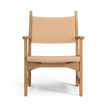 Butaca Caryngo - Roble aceitado-cuero natural - Swedese