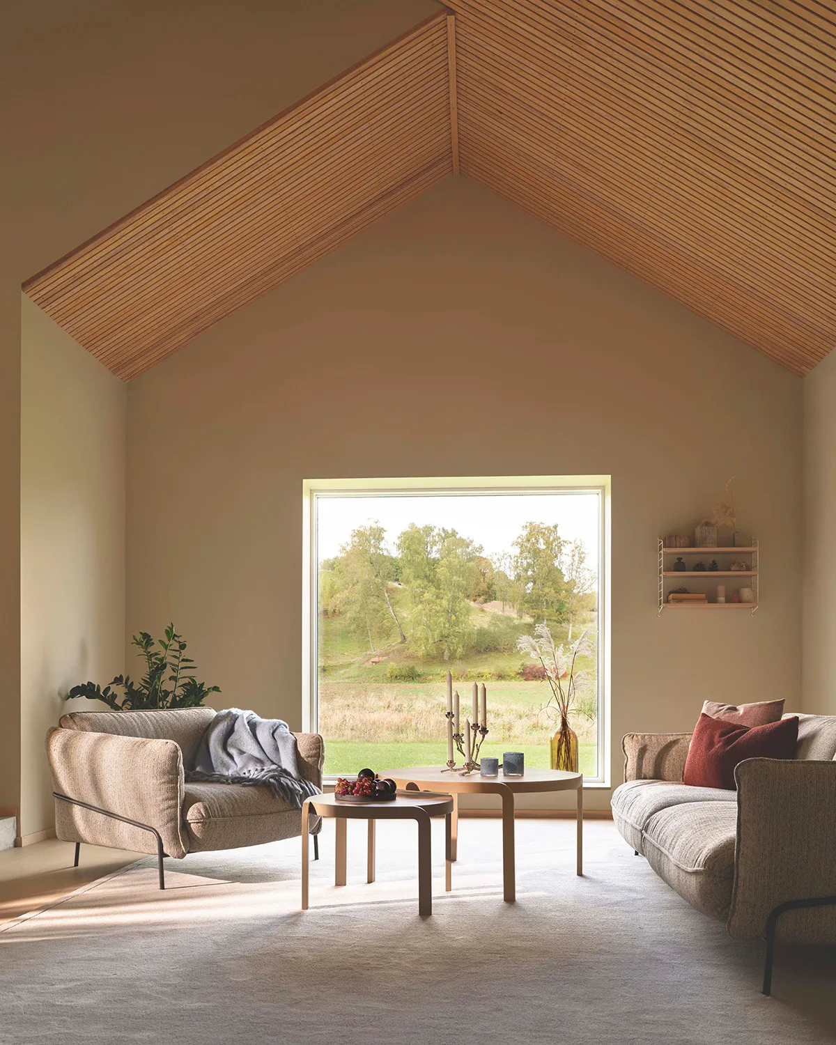 Butaca Continental, Wave Sand-nutmeg Swedese