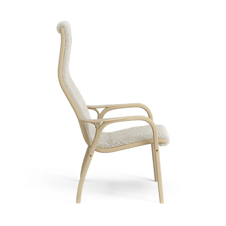 Butaca infantil Lamini roble lacado/piel de oveja - Moonlight (beige) - Swedese