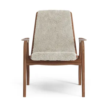 Butaca Laminett nogal aceitado/piel de oveja - Moonlight (beige) - Swedese