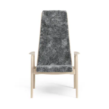 Butaca Lamino roble pigmentado blanco/piel de oveja - Scandinavian Grey (gris) - Swedese