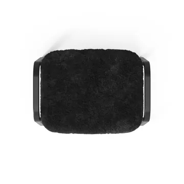 Butaca y reposapiés Lamino Black Edition - Negro - Swedese