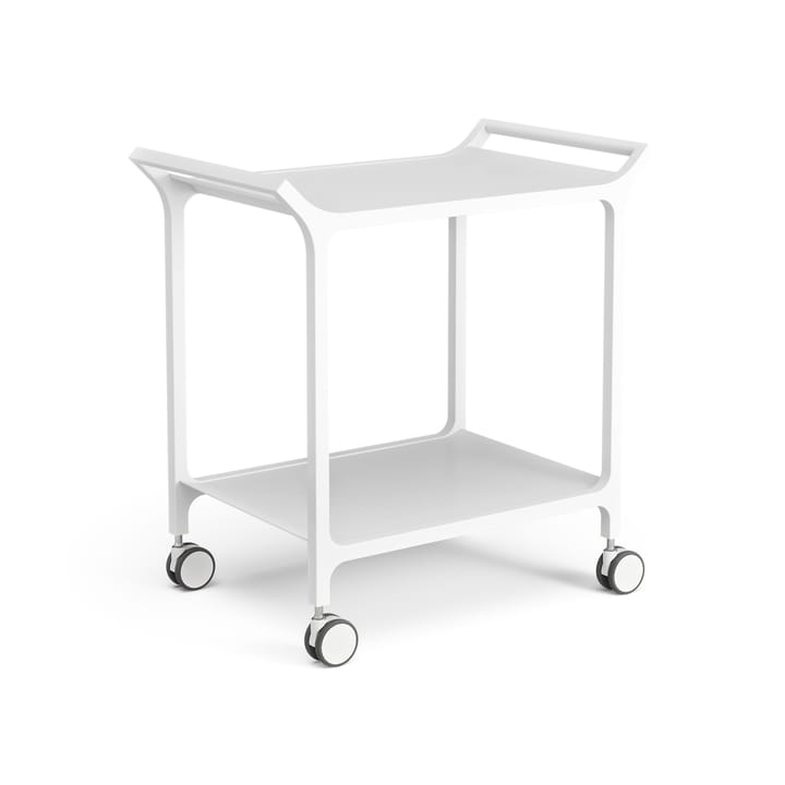 Carrito para servir Teatime - fresno lacado blanco - Swedese