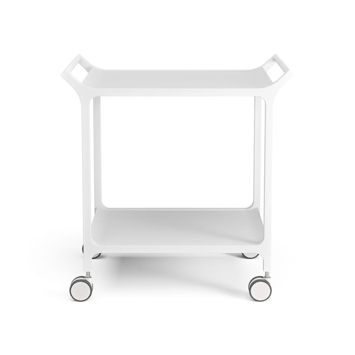 Carrito para servir Teatime, fresno lacado blanco Swedese
