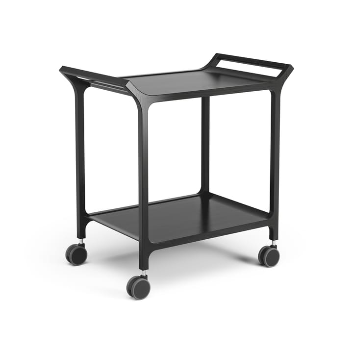 Carrito para servir Teatime - fresno lacado negro - Swedese