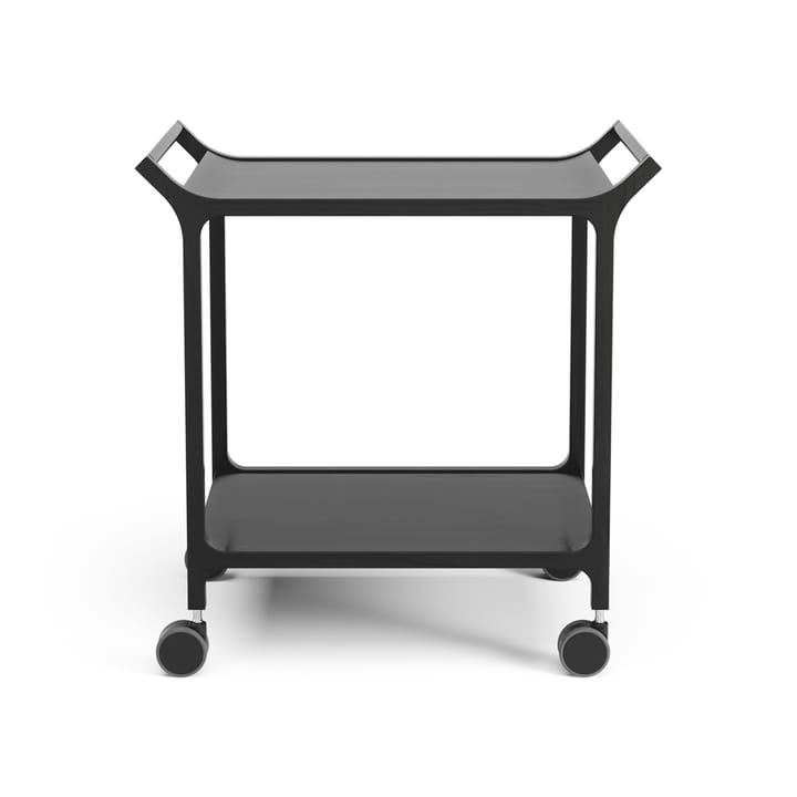 Carrito para servir Teatime, fresno lacado negro Swedese