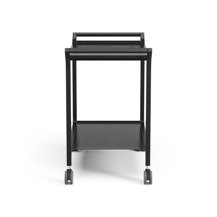 Carrito para servir Teatime, fresno lacado negro Swedese