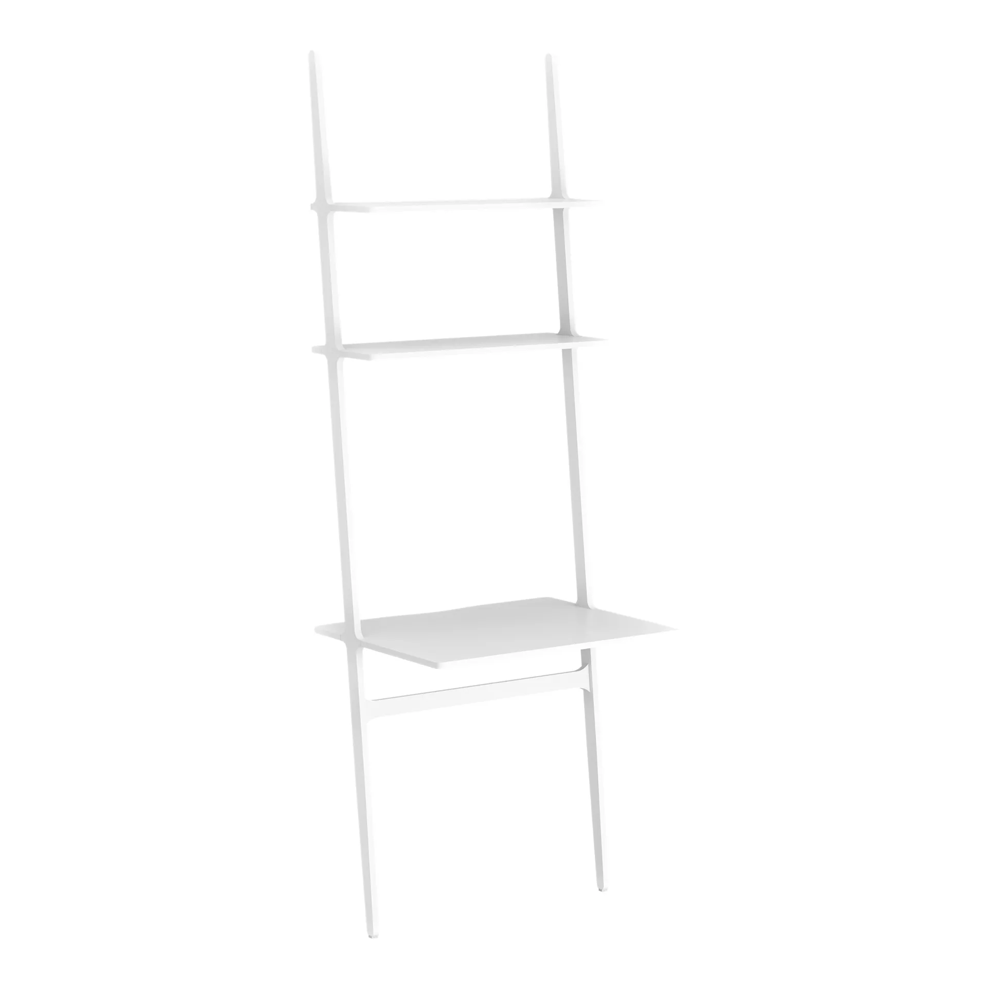 Escritorio Libri, fresno lacado blanco Swedese