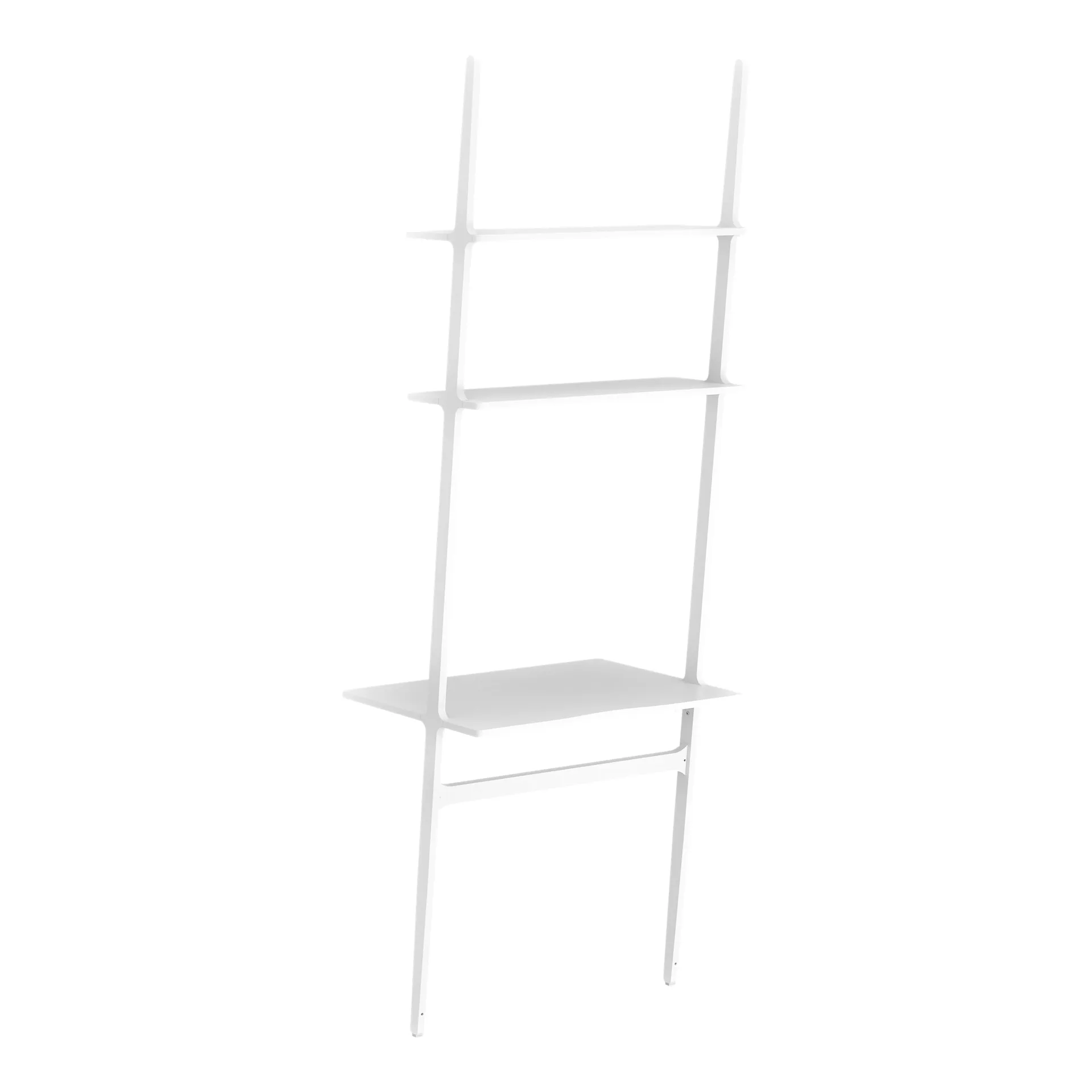 Escritorio Libri, fresno lacado blanco Swedese