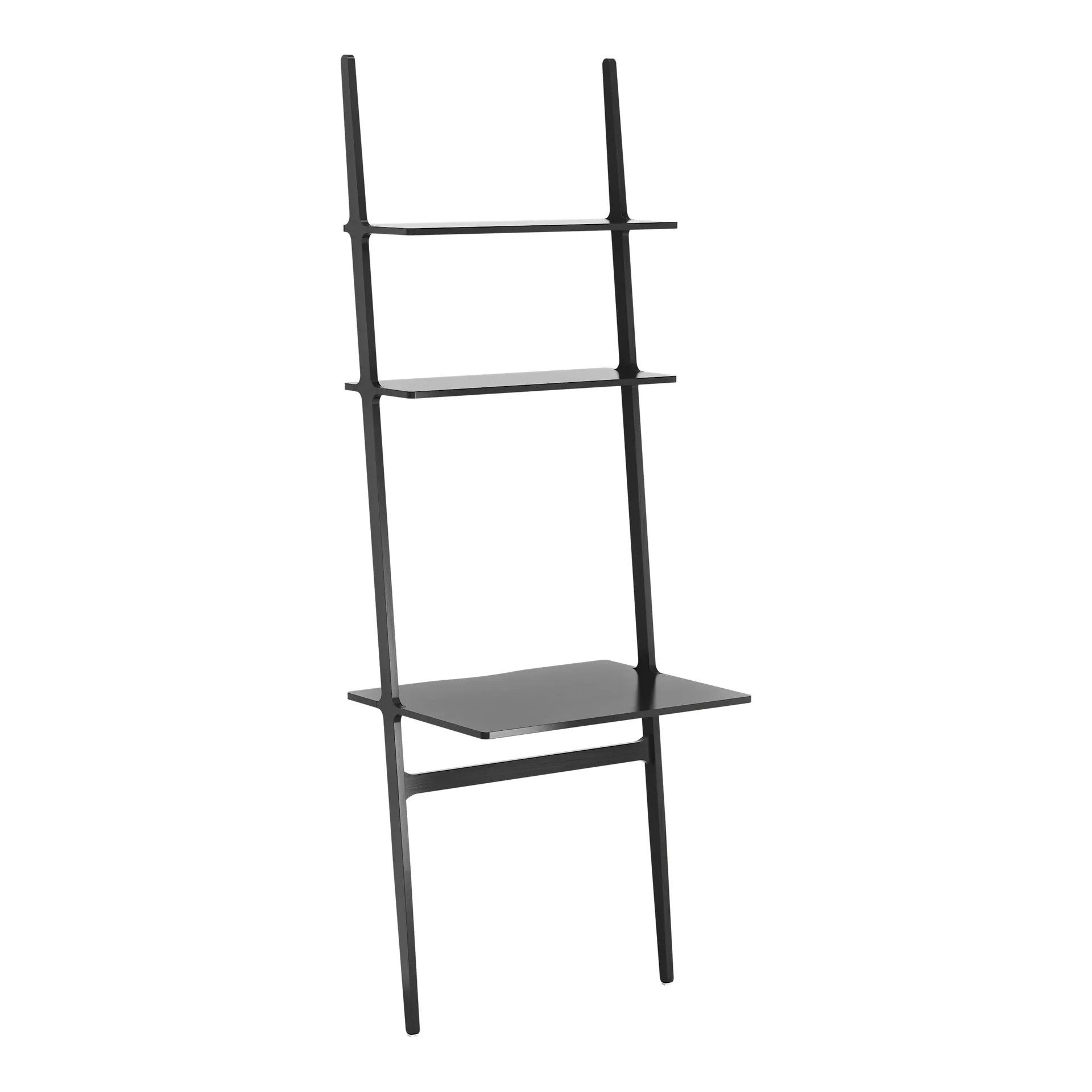 Escritorio Libri, fresno lacado negro Swedese