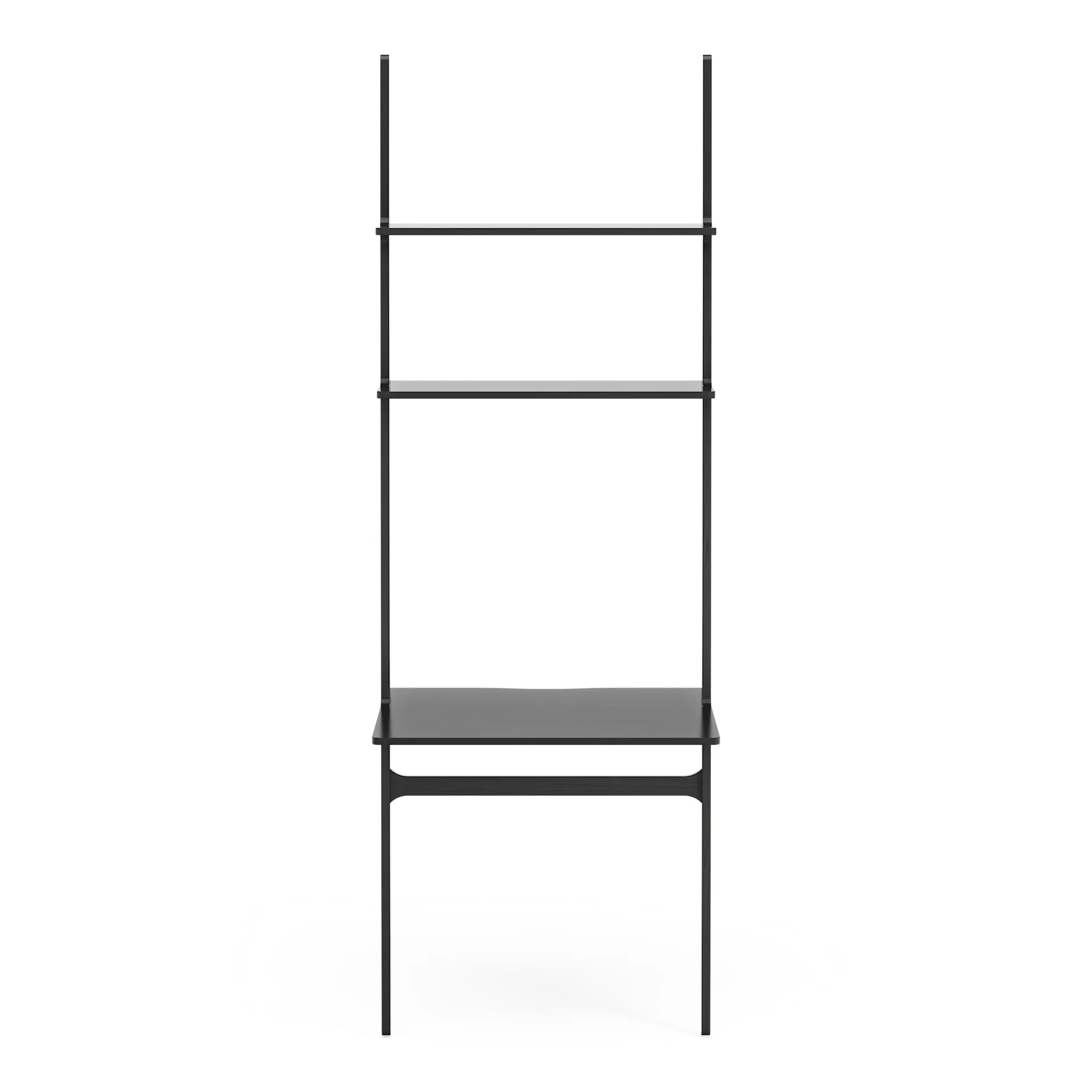 Escritorio Libri, fresno lacado negro Swedese