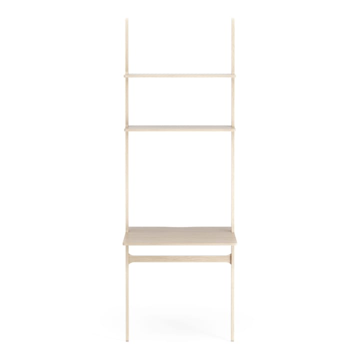 Escritorio Libri, roble pigmentado blanco Swedese