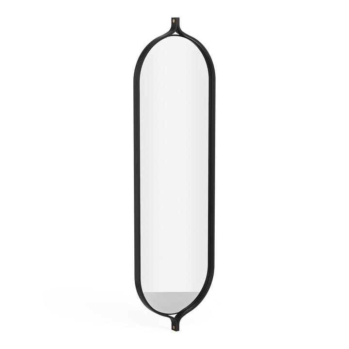 Espejo Comma rectangular 135 cm - fresno teñido de negro - Swedese