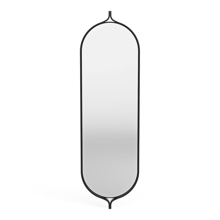 Espejo Comma rectangular 135 cm, fresno teñido de negro Swedese