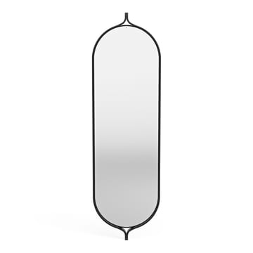 Espejo Comma rectangular 135 cm - fresno teñido de negro - Swedese