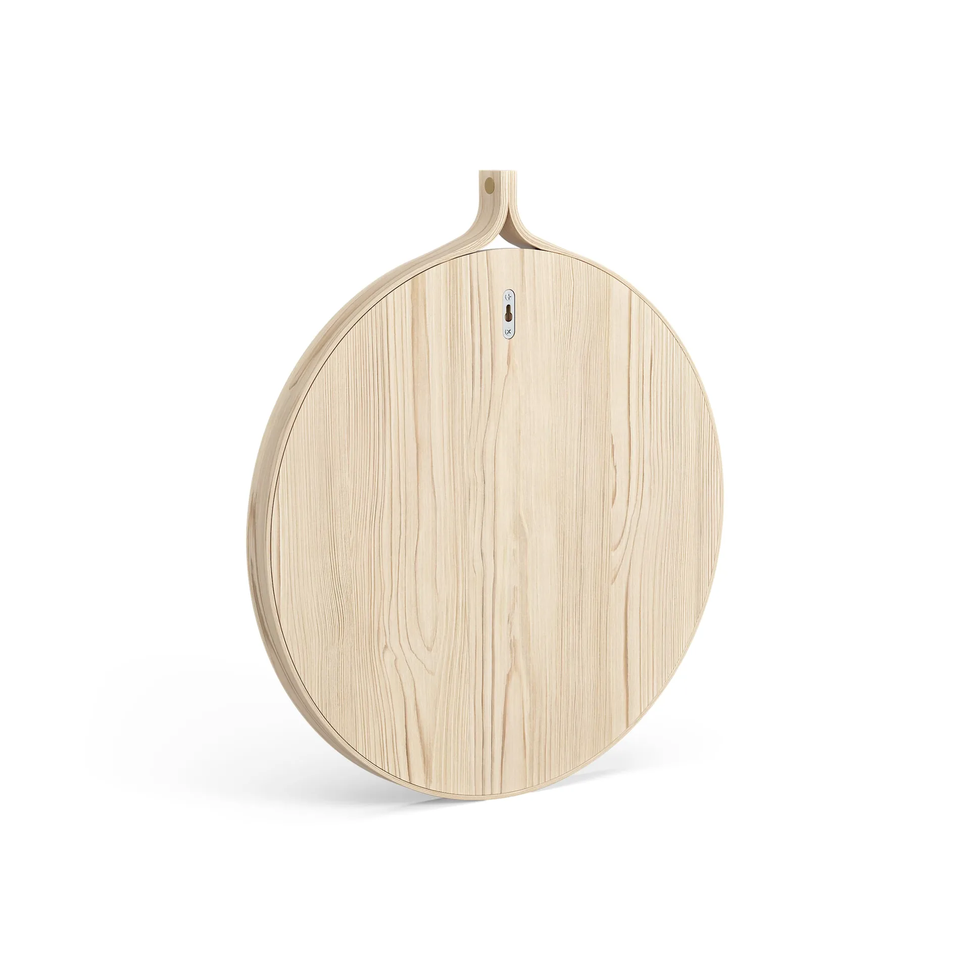 Espejo Comma redondo Ø52 cm, Fresno lacado Swedese