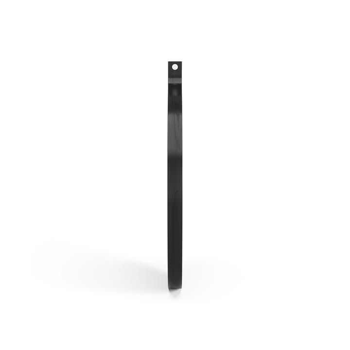 Espejo Comma redondo Ø52 cm, Fresno teñido de negro Swedese