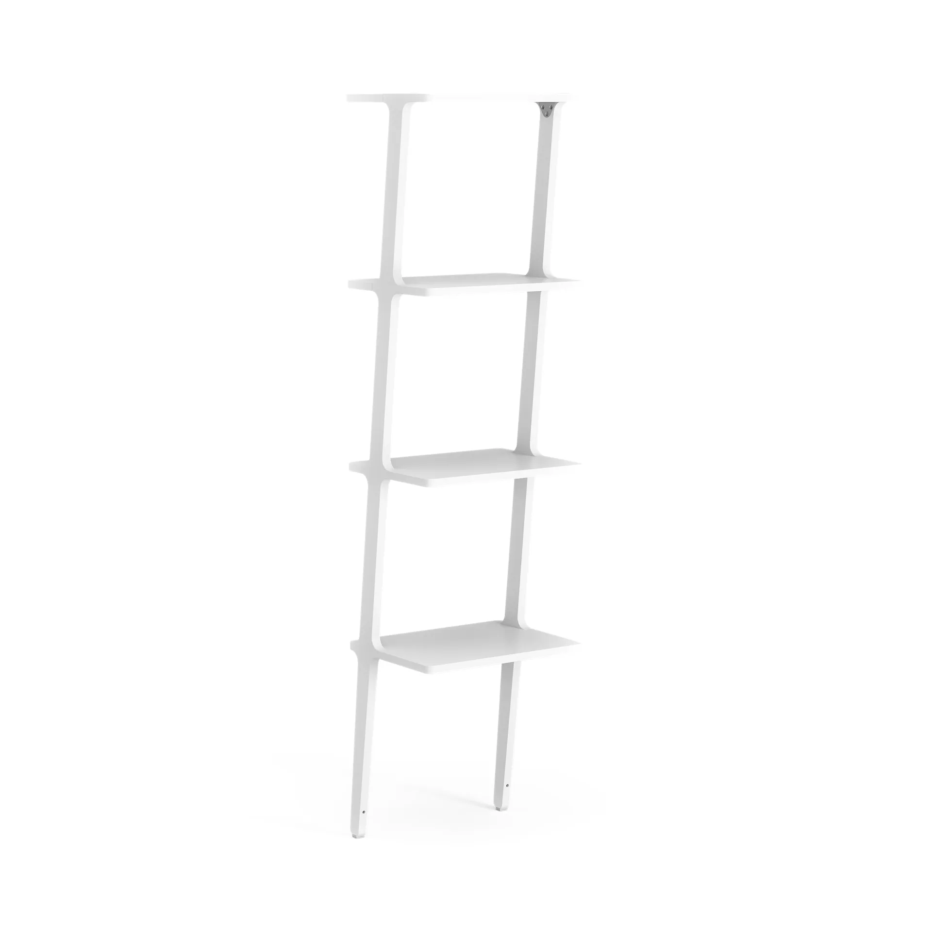 Estantería Libri 4 baldas, fresno lacado blanco Swedese