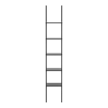 Estantería Libri 5 baldas - fresno lacado negro - Swedese