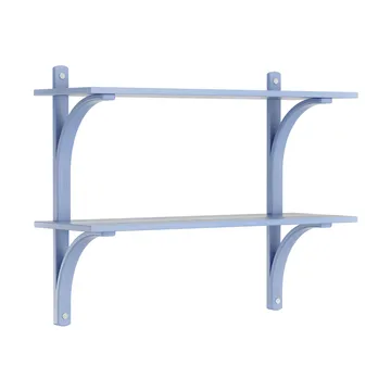 Levi estantería - Ilke azul-acero inoxidable, 2 estantes, 90 cm - Swedese