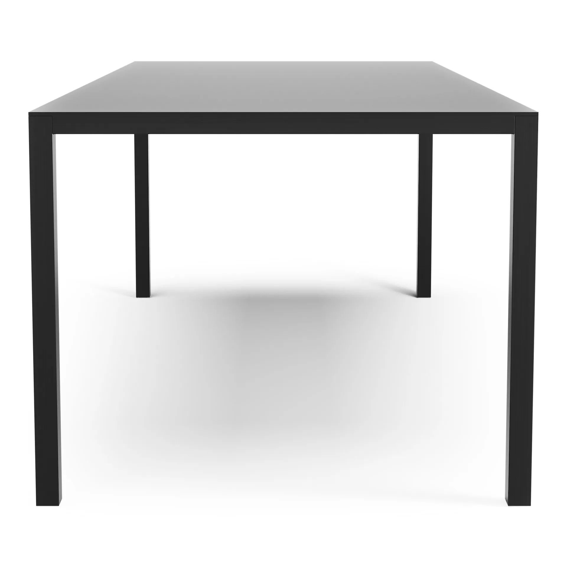 Mesa Bespoke 90x200 cm, fresno lacado negro Swedese